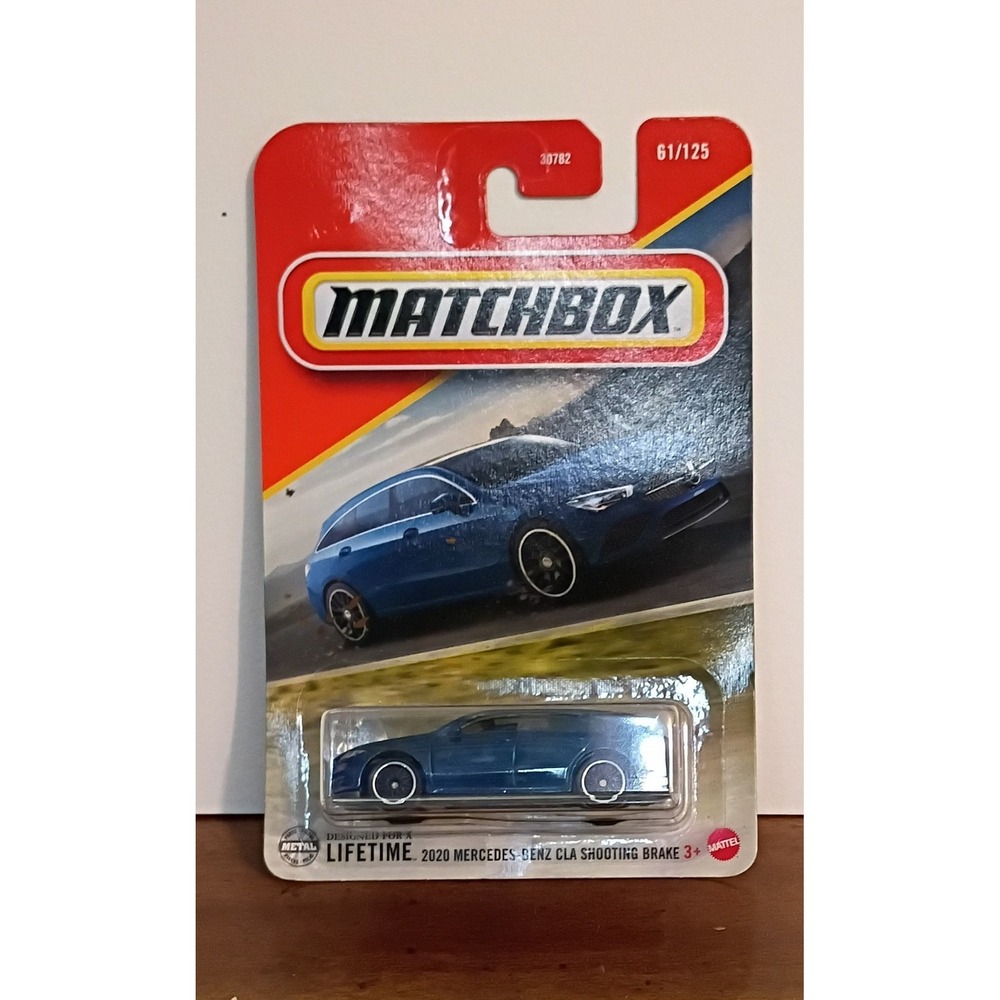 Matchbox 2020 Mercedes-Benz CLA Shooting Brake Blue 61/125 Diecast Car 30782
